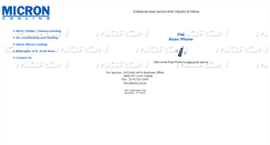 Desktop Screenshot of microncooling.com